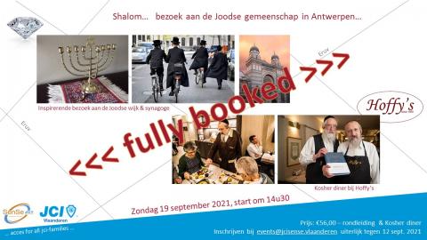 Joodse Activiteit 19.09.2021 volzet